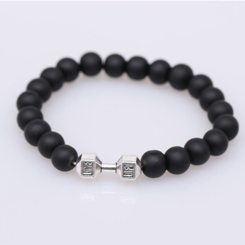 Strength Beaded Stone Band - Silver | Salty