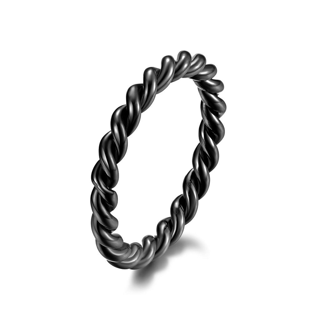 Twisted Minimal Band - Black | Salty