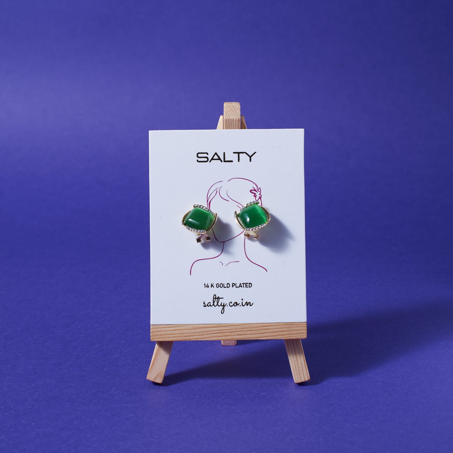 Sable Mystique Studs Salty