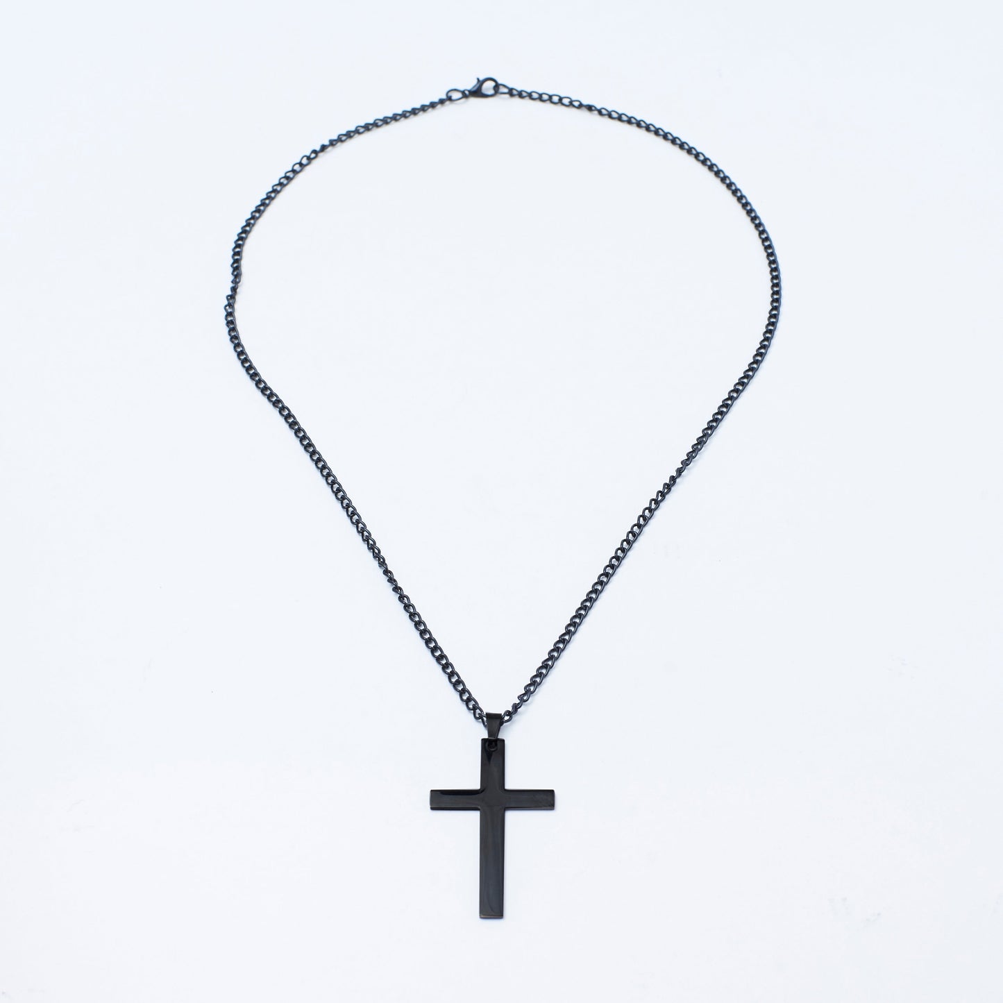 Christ'S Crucifix Black Chain | Salty