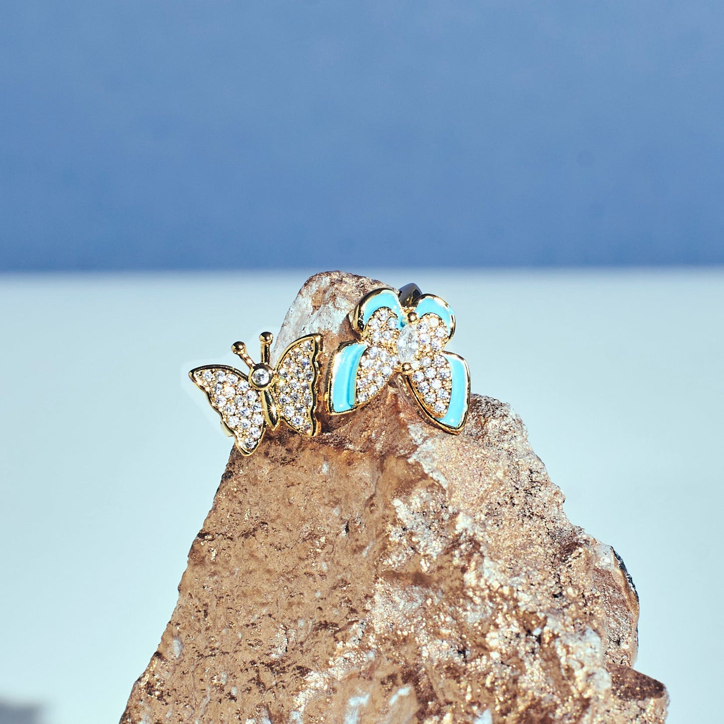 Magical Blue Butterfly Ring | Salty