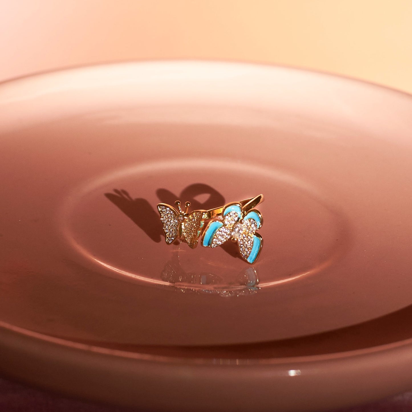 Magical Blue Butterfly Ring | Salty