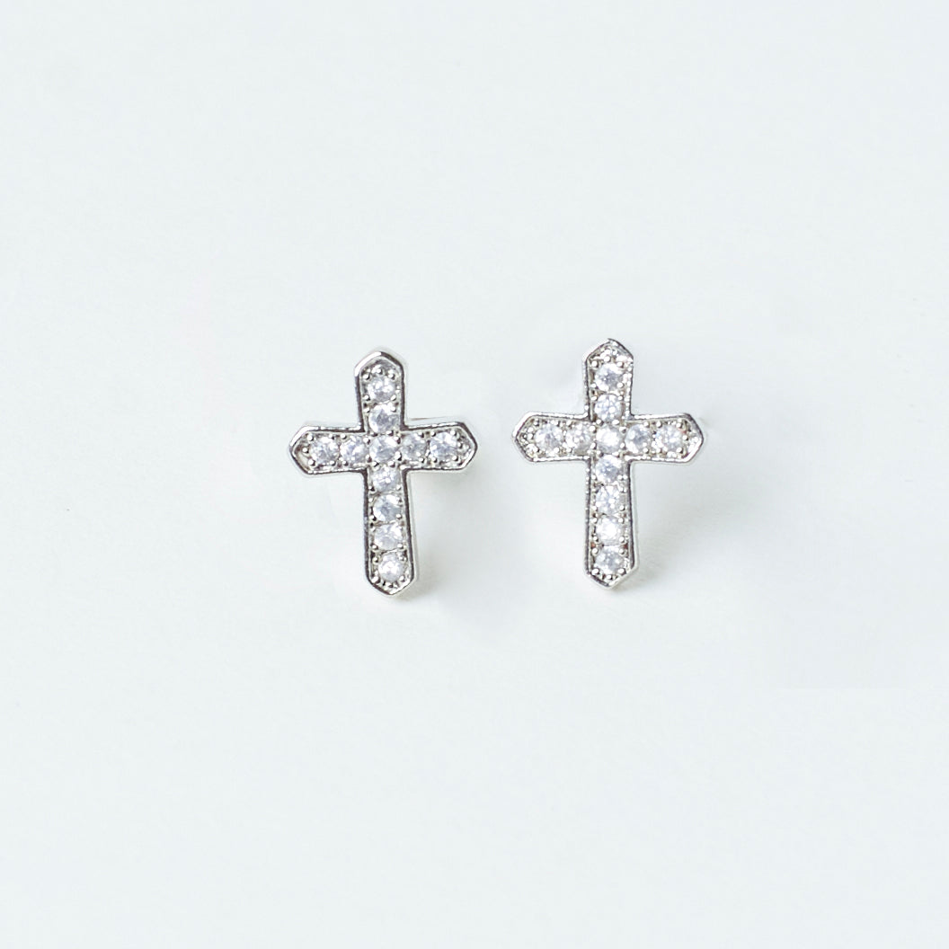 Messiah's Cross Studs | Salty