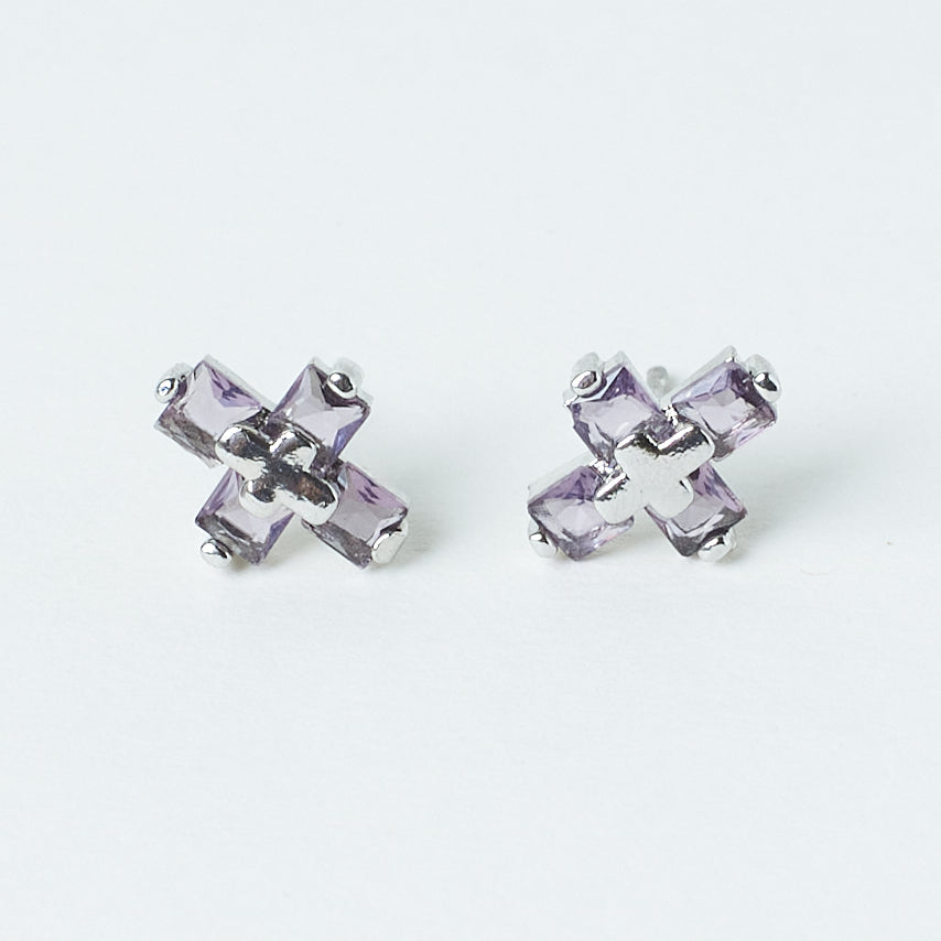 Modern Faith Lilac Studs | Salty