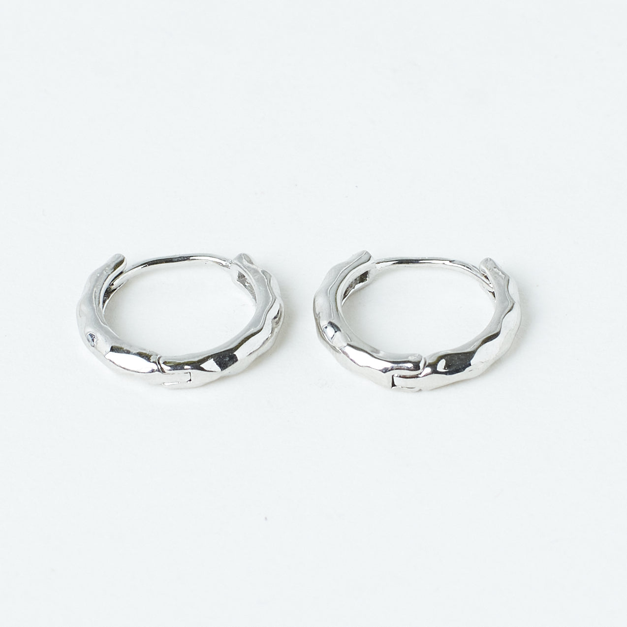 Silver Edge Hoop | Salty