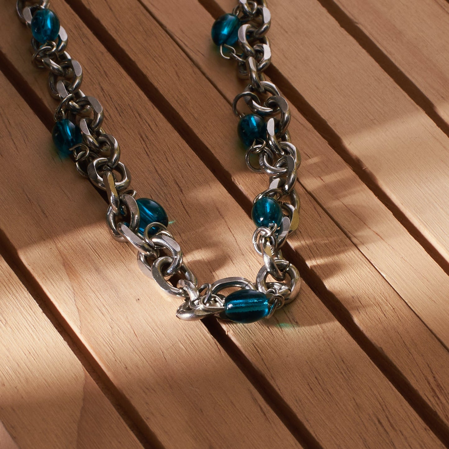 Nautical Blue Bead Chain | Salty