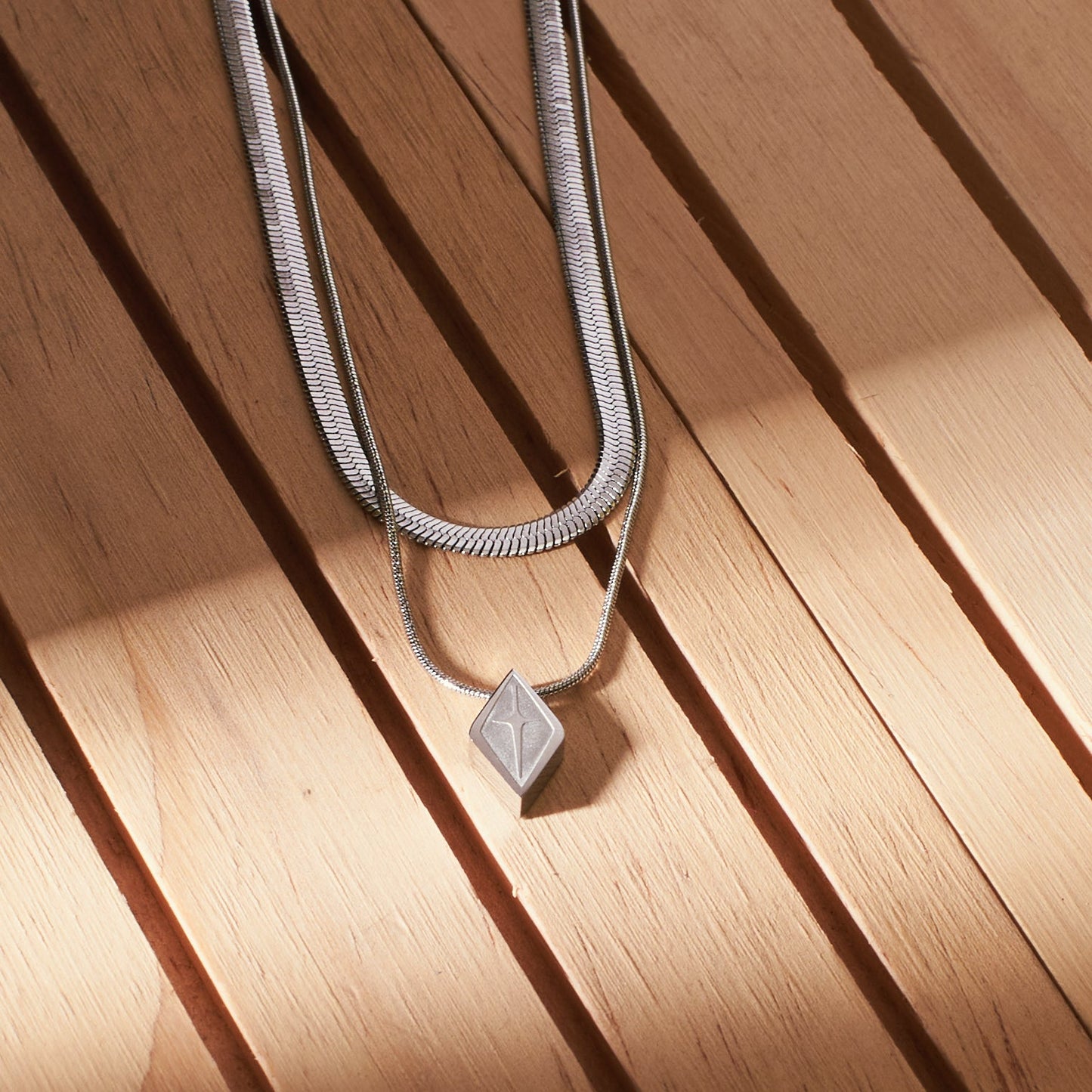Polished Silver Cascade Chain | Salty