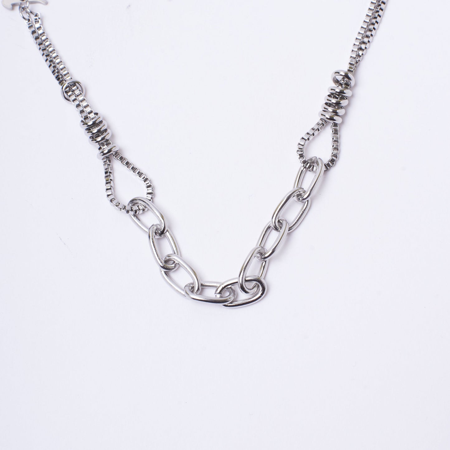 Cryptic Rune Silver Chain | Salty