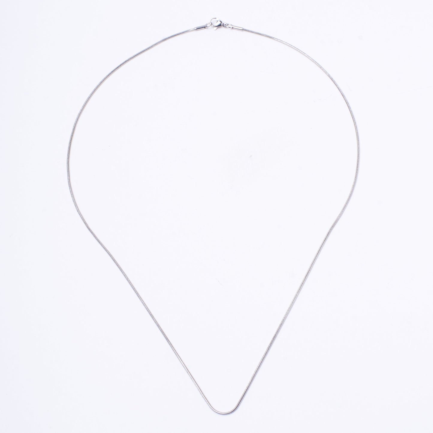 Round Snake Silver Chain | Salty