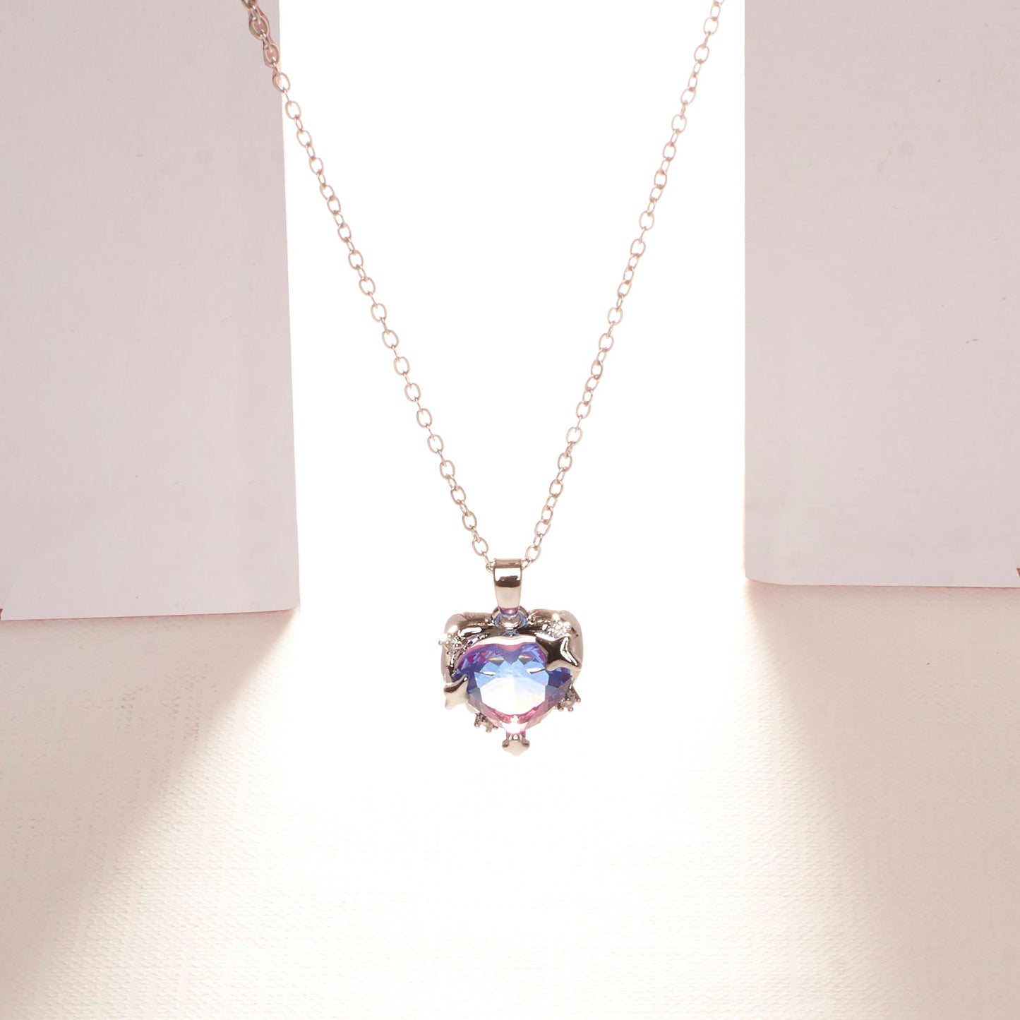 Flaming Passion Pendant - Silver
