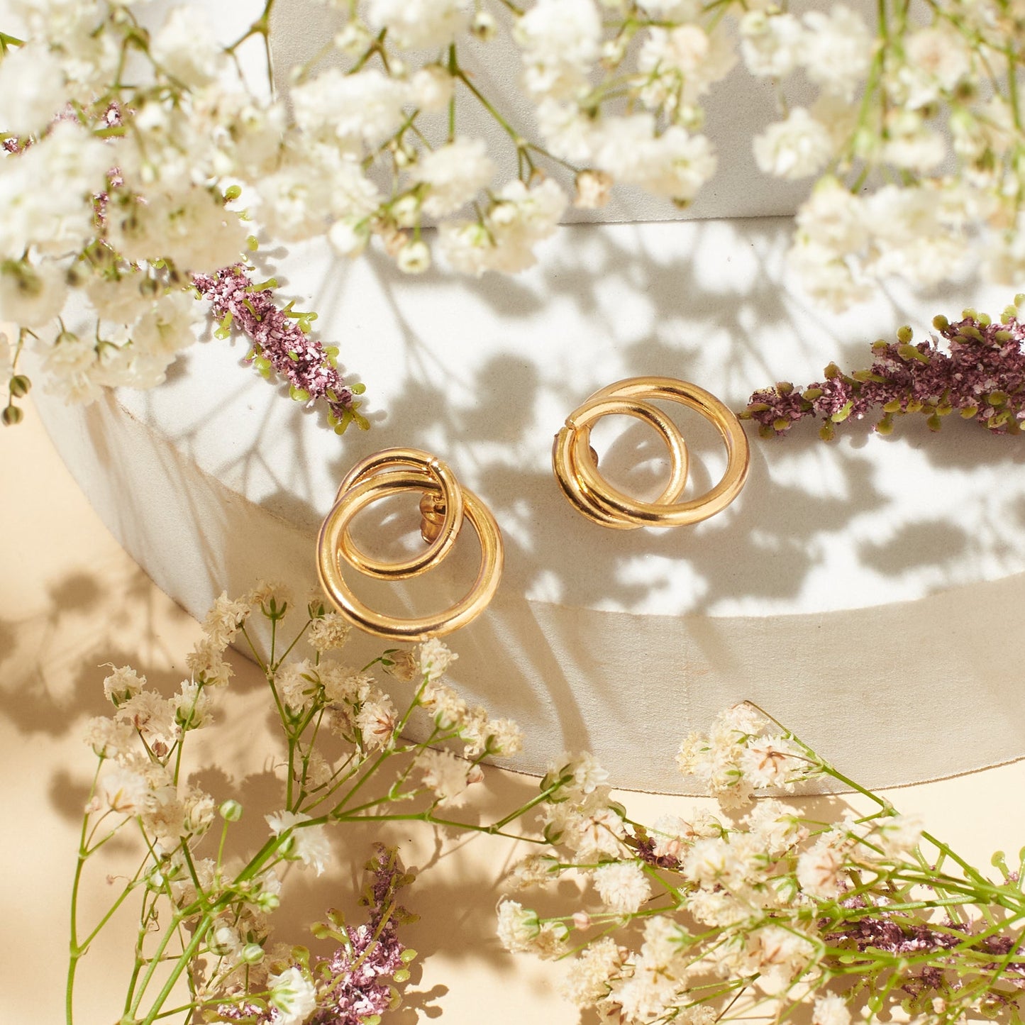 Pixie Golden Hoops Salty