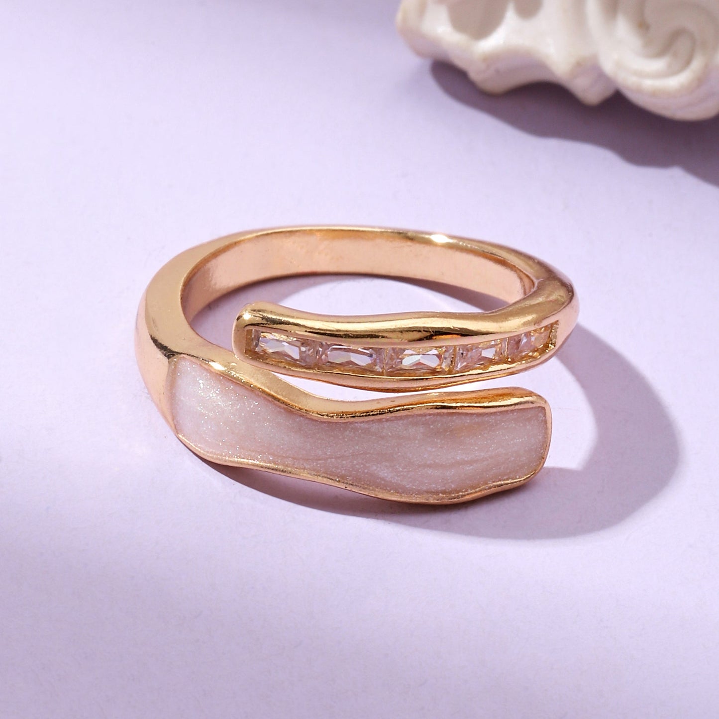 Sculpted Gold Ring | Salty