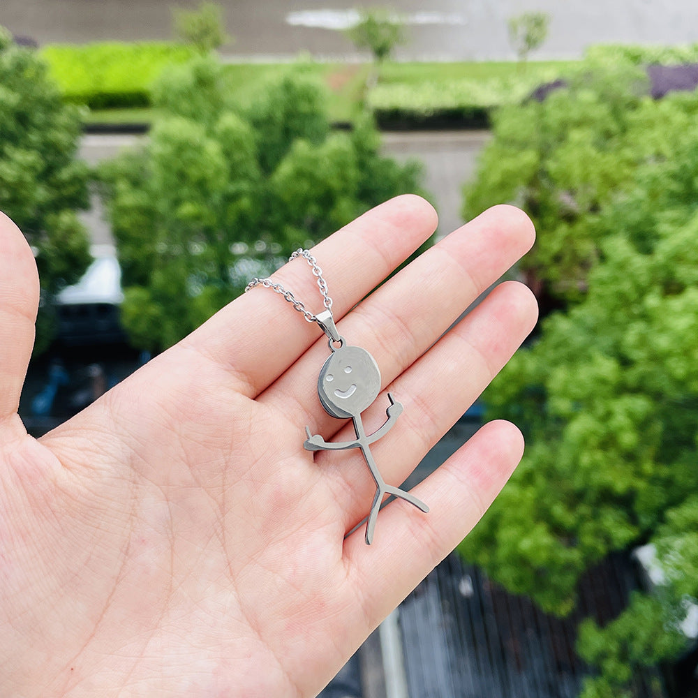 Be Yourself, Be You Necklace- Silver Salty