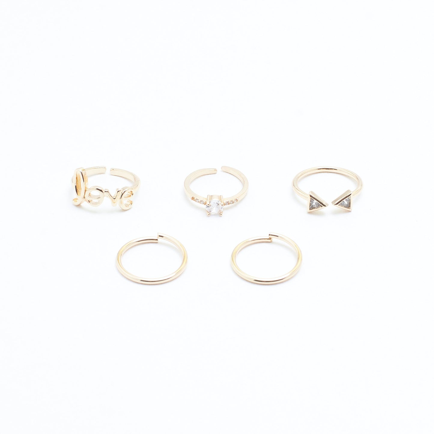 Set Of 5 Alexa Rings | Salty