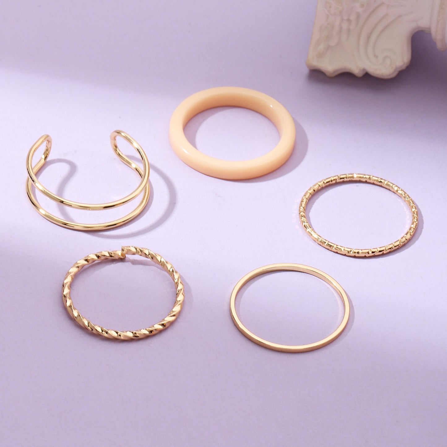 Set Of 5 Dynamo Duos Rings | Salty