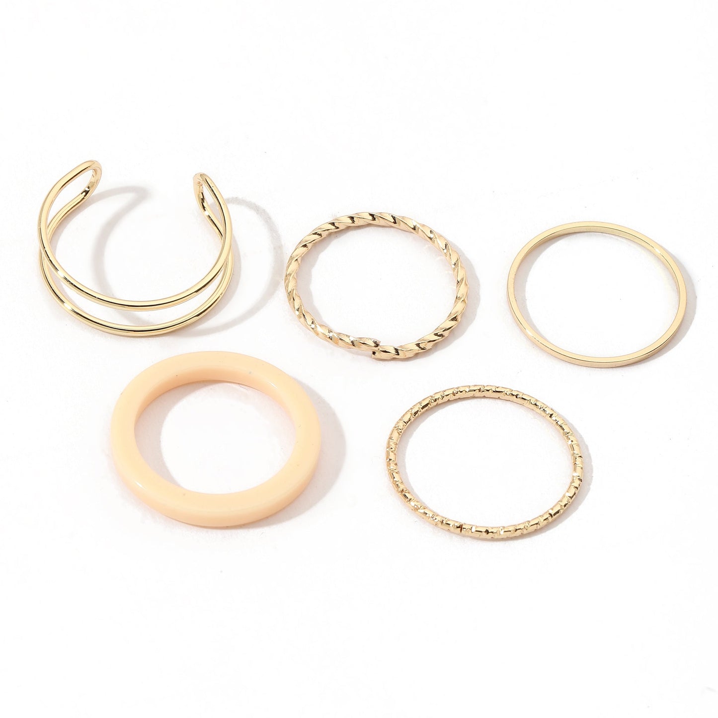 Set Of 5 Dynamo Duos Rings | Salty