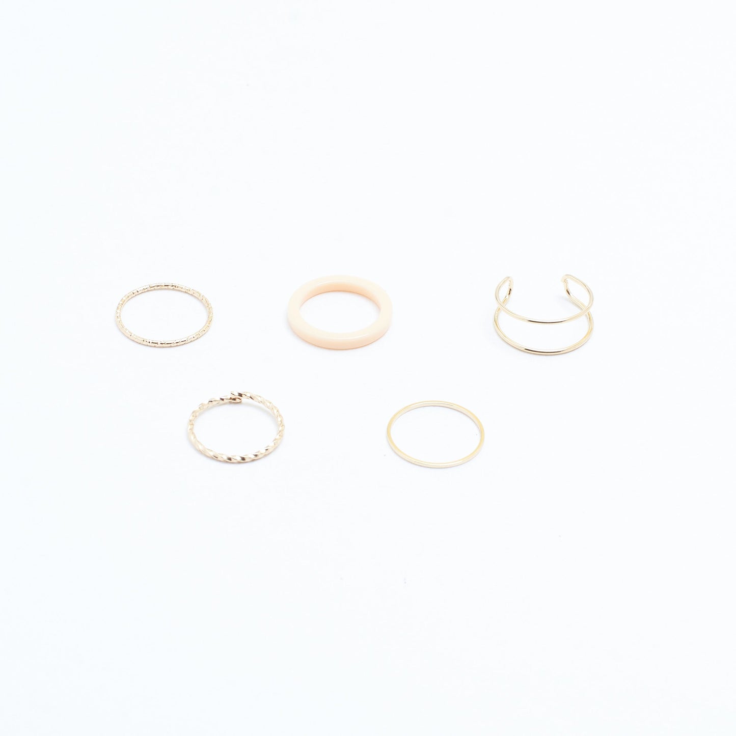 Set Of 5 Dynamo Duos Rings | Salty