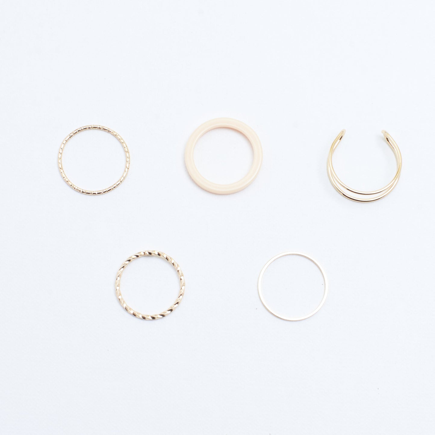 Set Of 5 Dynamo Duos Rings | Salty