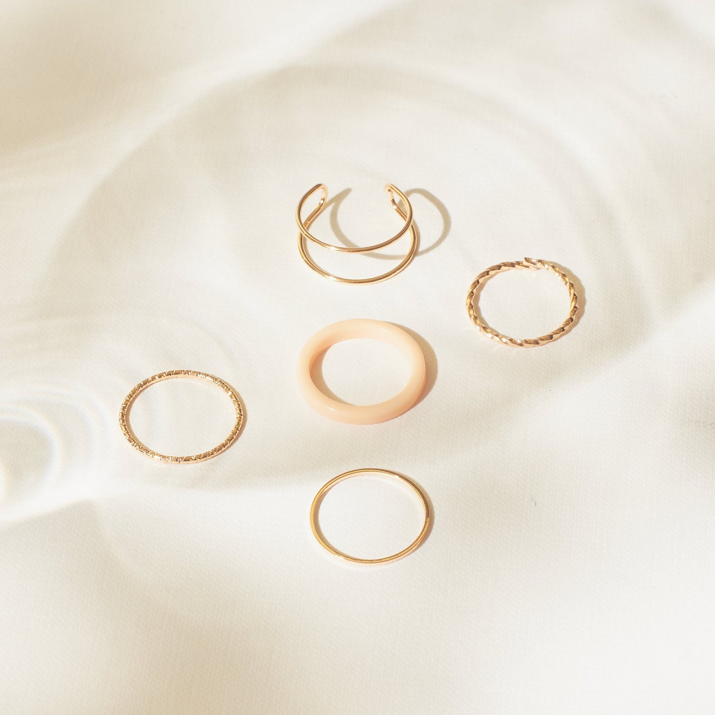Set Of 5 Dynamo Duos Rings | Salty