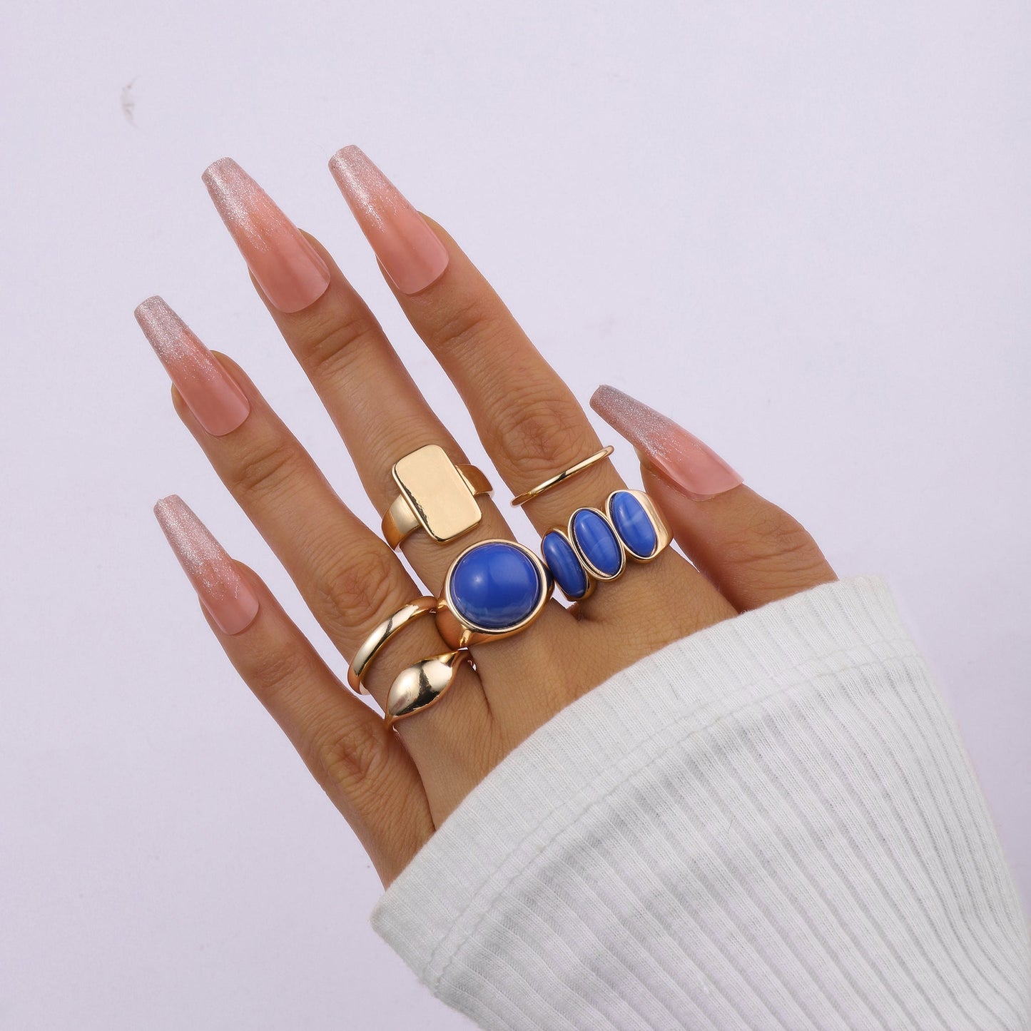 Set Of 6 Streetwise Rings | Salty