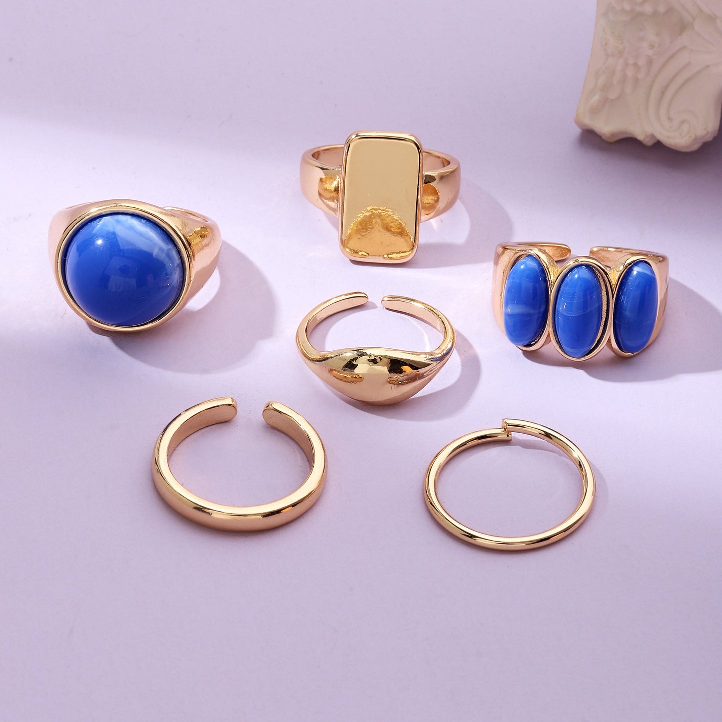 Set Of 6 Streetwise Rings | Salty