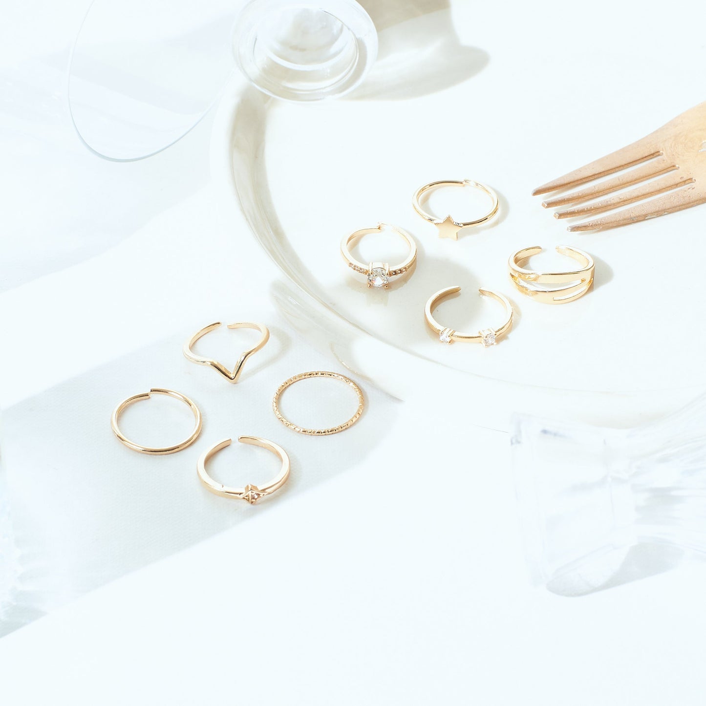 Set Of 8 Nested Nova Rings | Salty