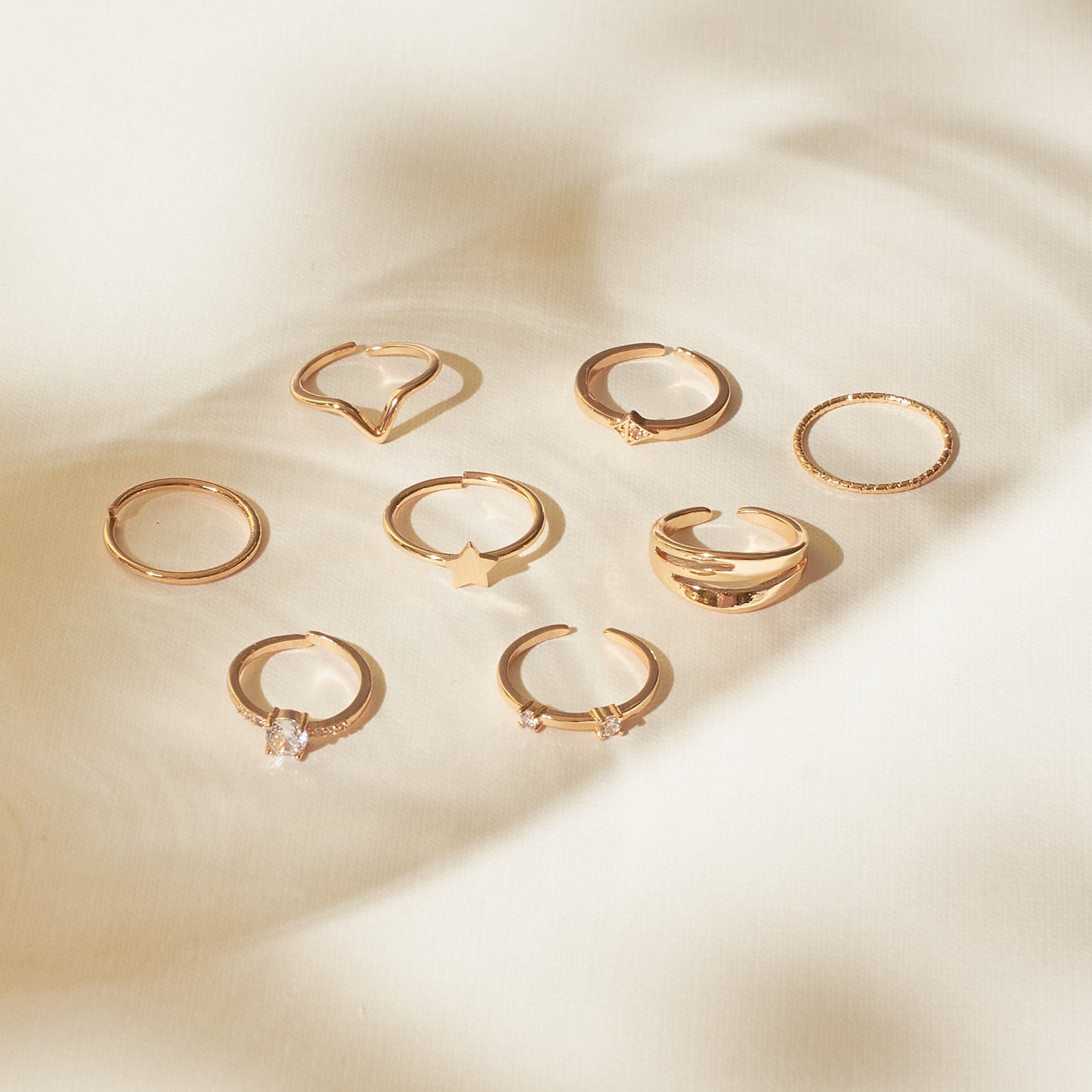 Set Of 8 Nested Nova Rings | Salty