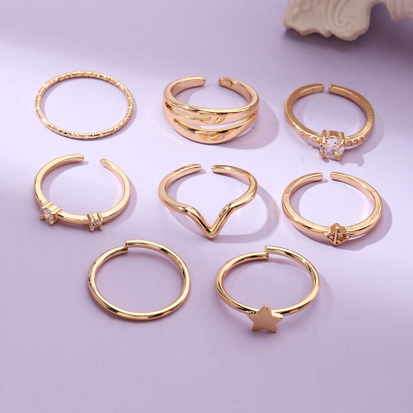 Set Of 8 Nested Nova Rings | Salty