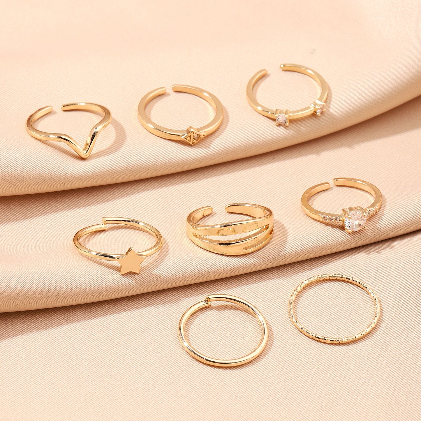 Set Of 8 Nested Nova Rings | Salty