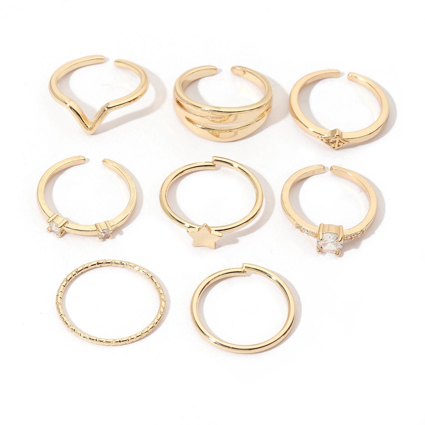 Set Of 8 Nested Nova Rings | Salty