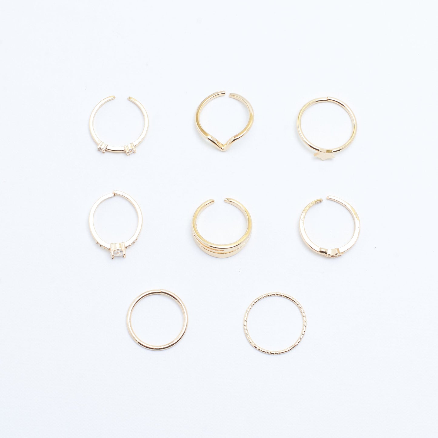 Set Of 8 Nested Nova Rings | Salty