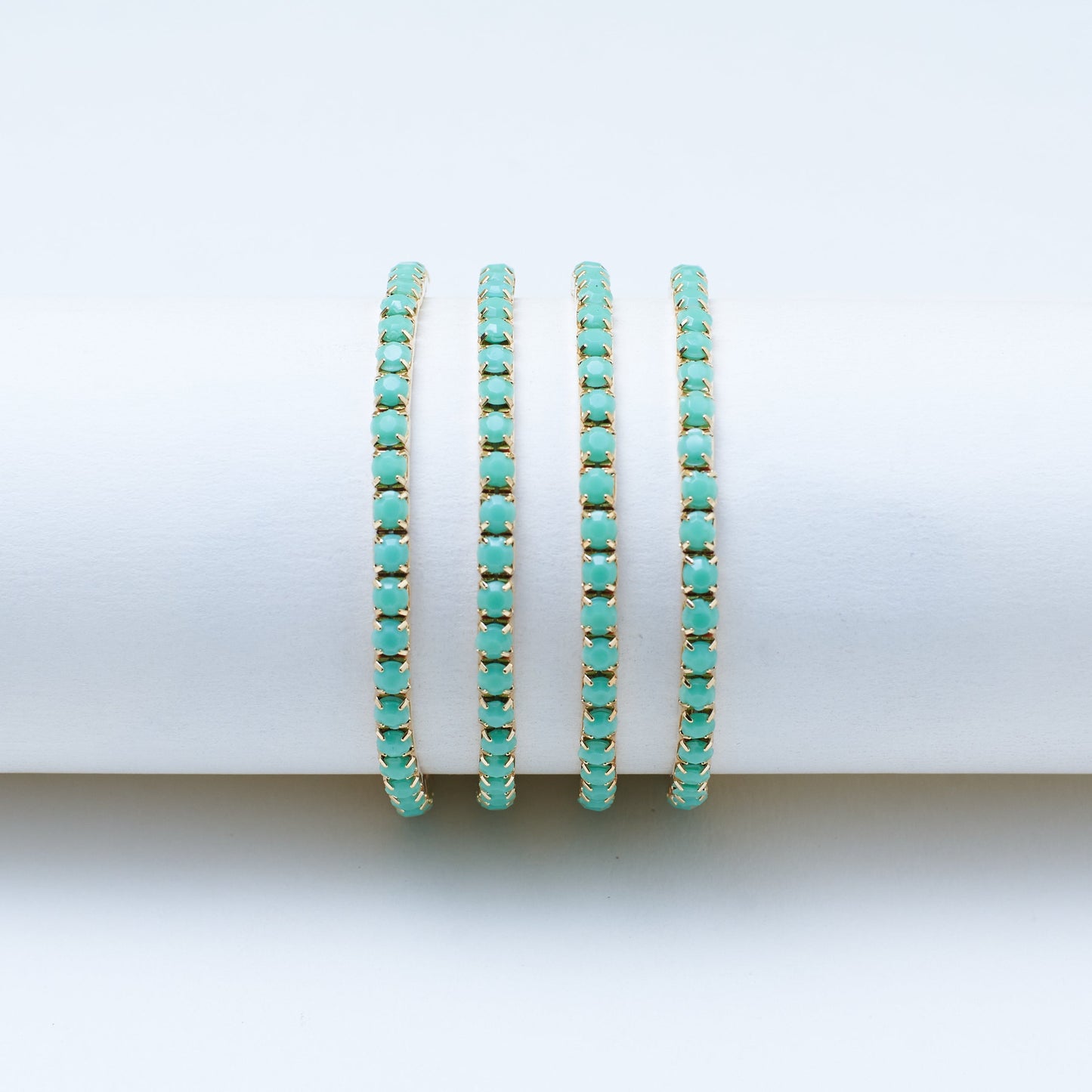 Set of 4 Seaglass Stretchable Band | Salty