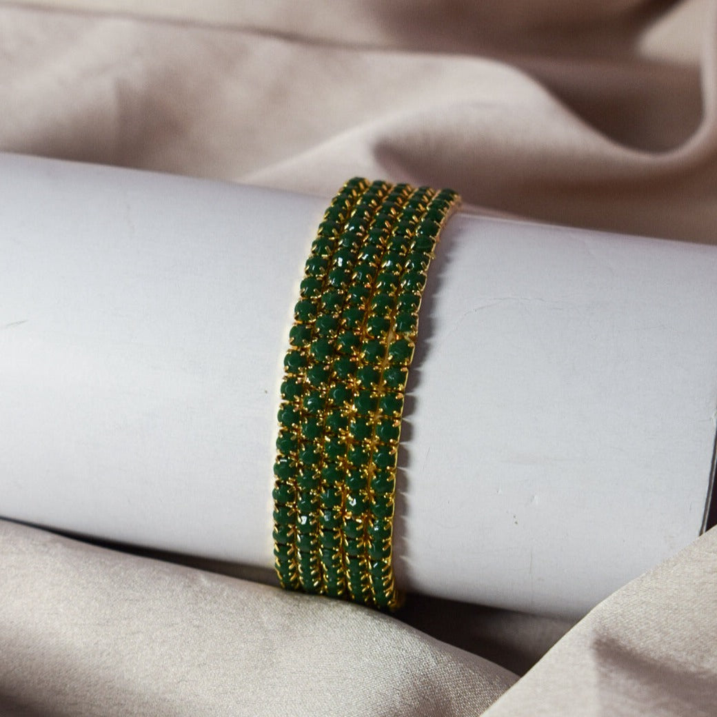 Set of 5 Jade Stackable Bands Salty