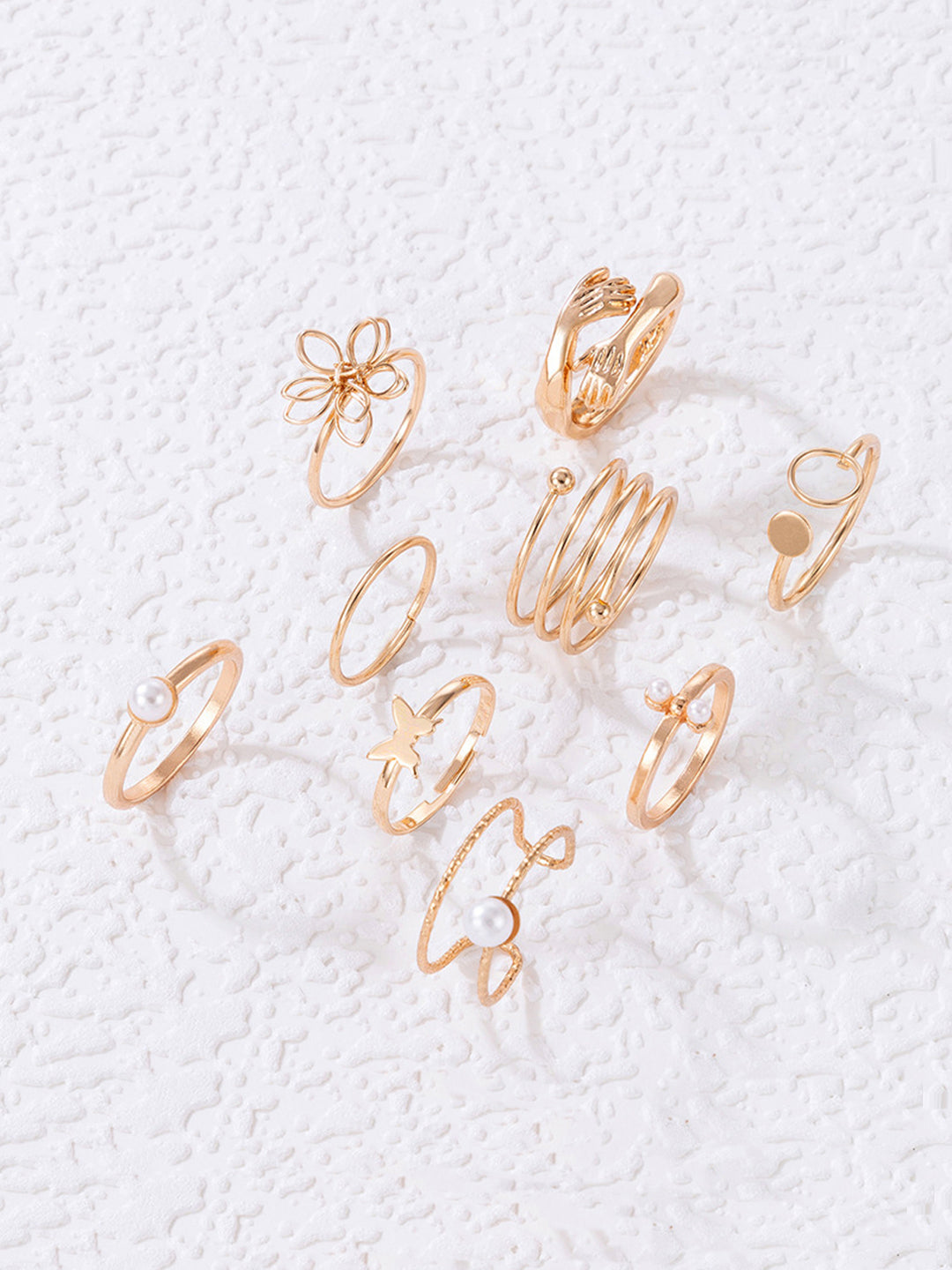 Set of 9 Classic Everyday Rings