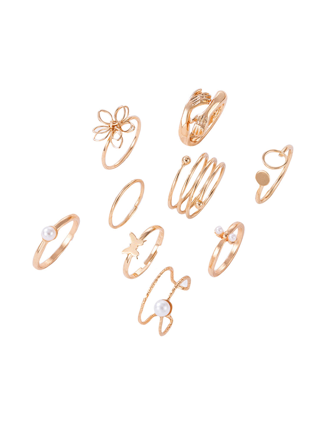 Set of 9 Classic Everyday Rings