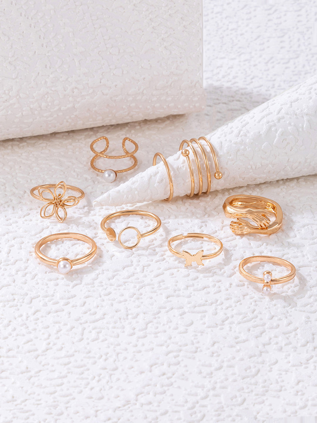 Set of 9 Classic Everyday Rings