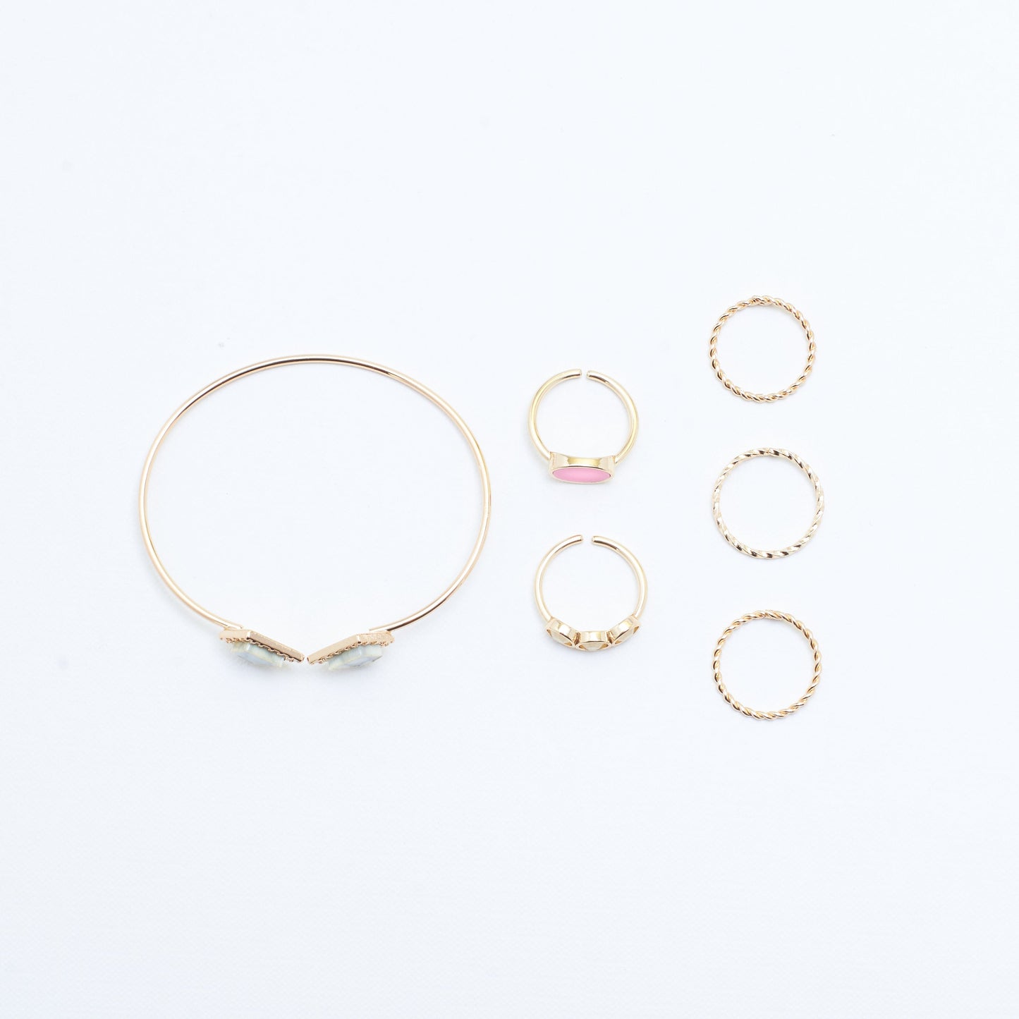 Set of Eternal Bracelet And Rings | Salty