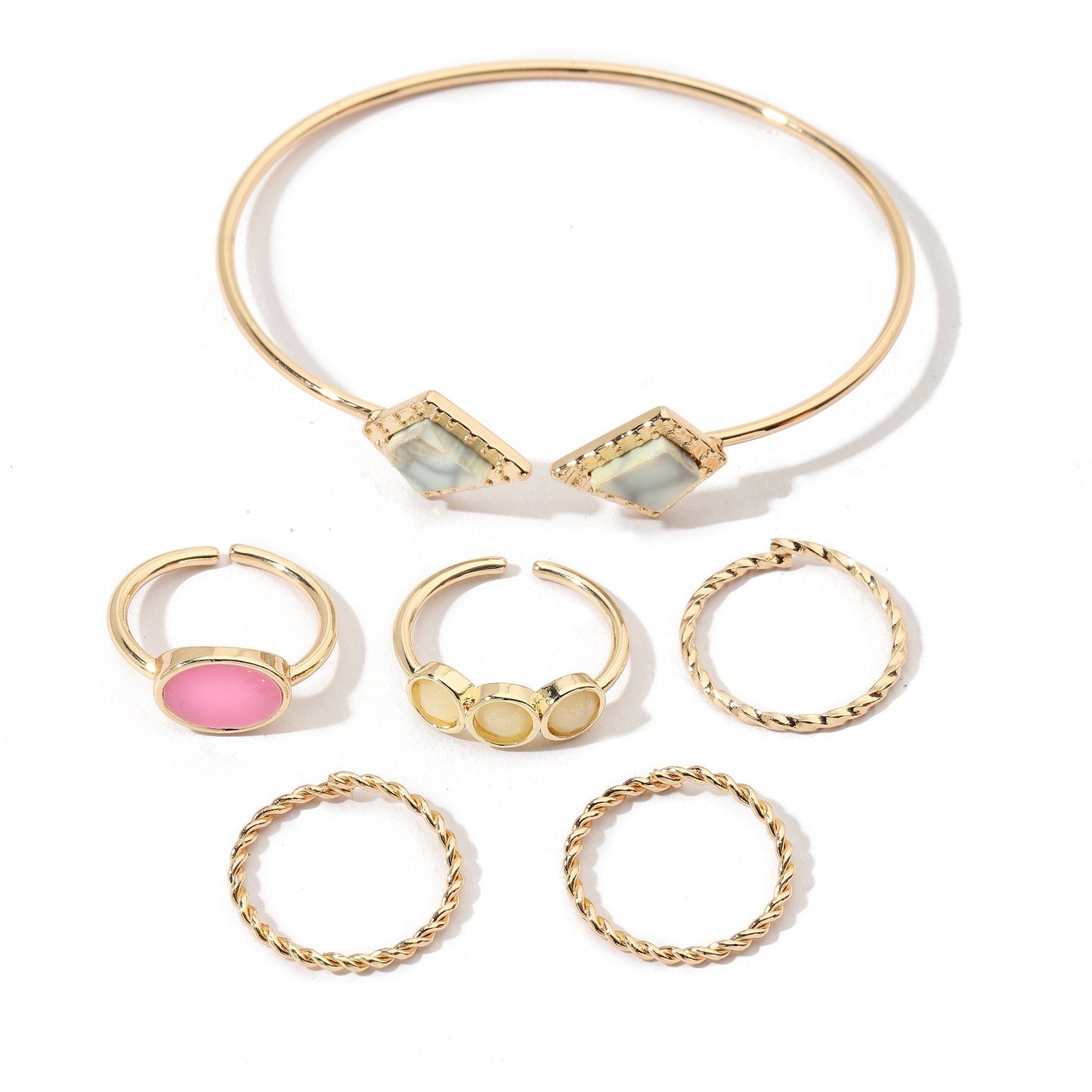 Set of Eternal Bracelet And Rings | Salty