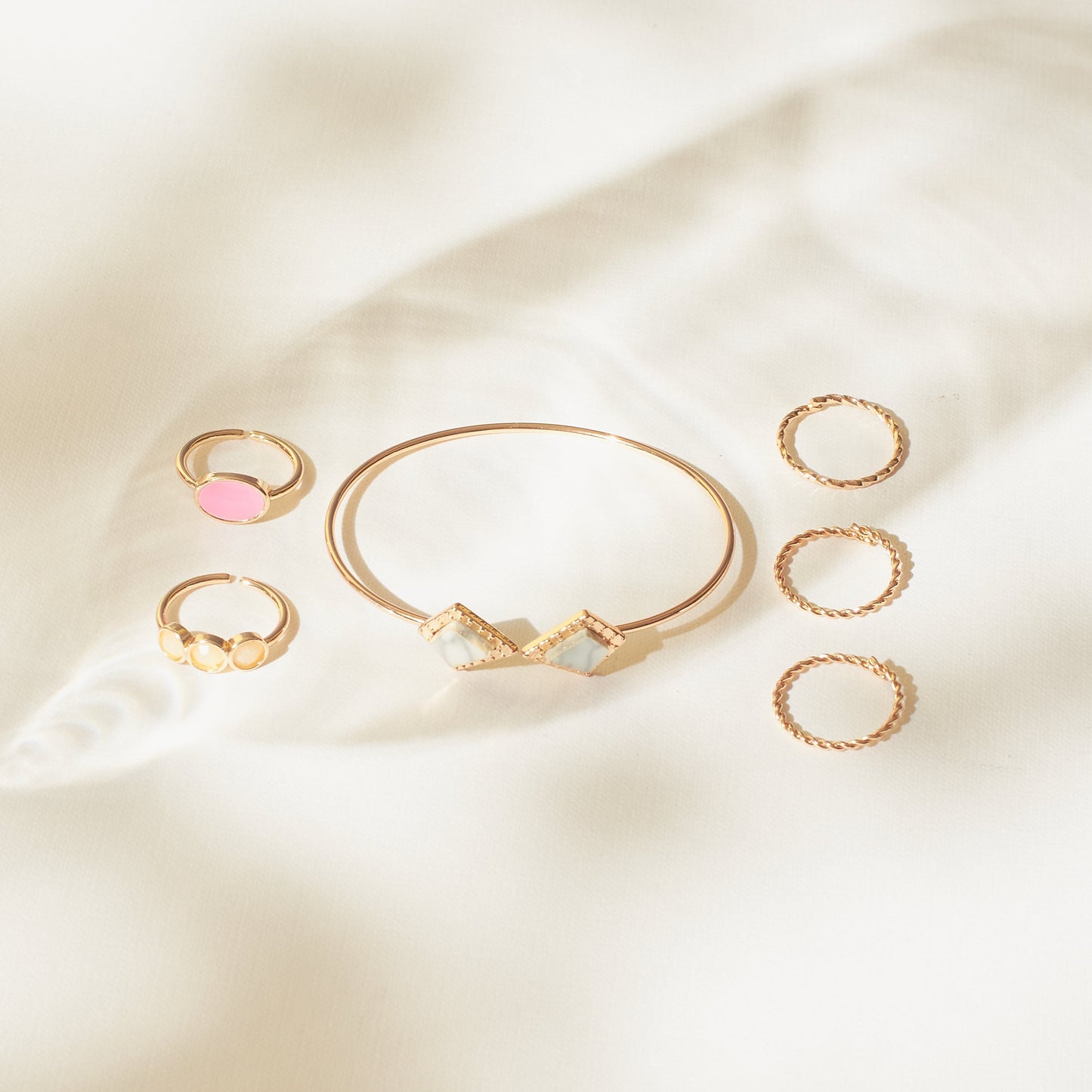 Set of Eternal Bracelet And Rings | Salty