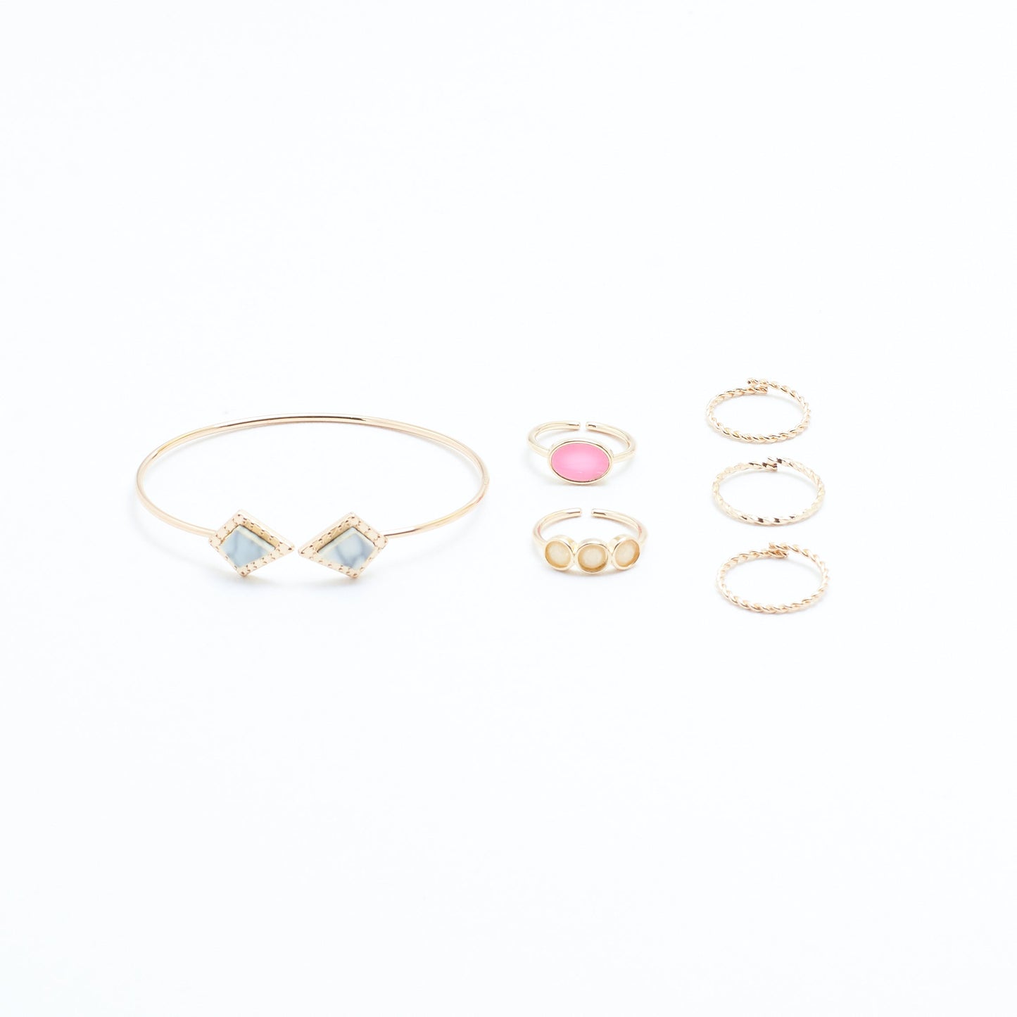 Set of Eternal Bracelet And Rings | Salty
