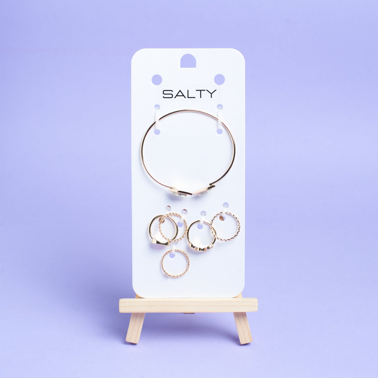 Set of Eternal Bracelet And Rings | Salty