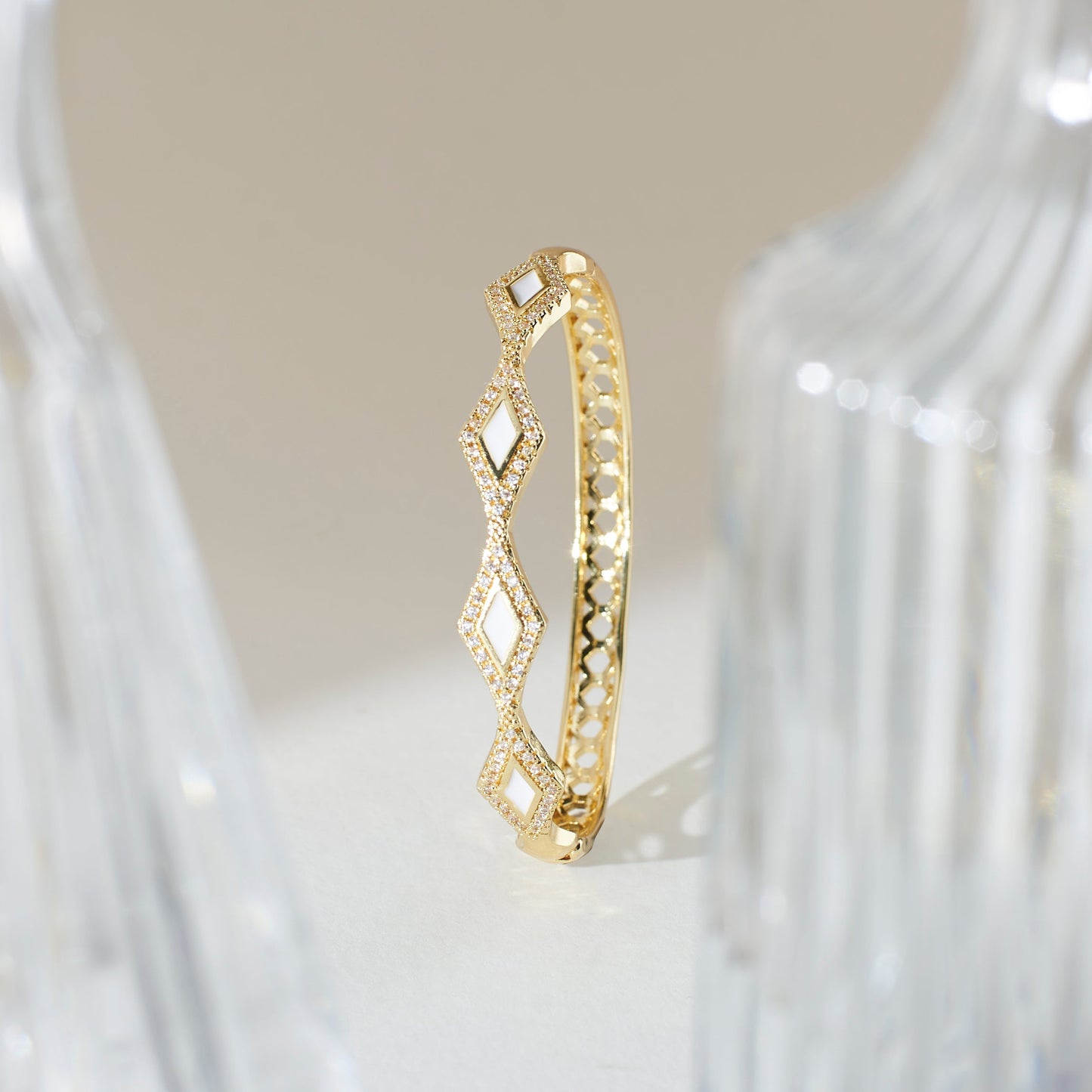 Sheen Diamond Bangle Salty