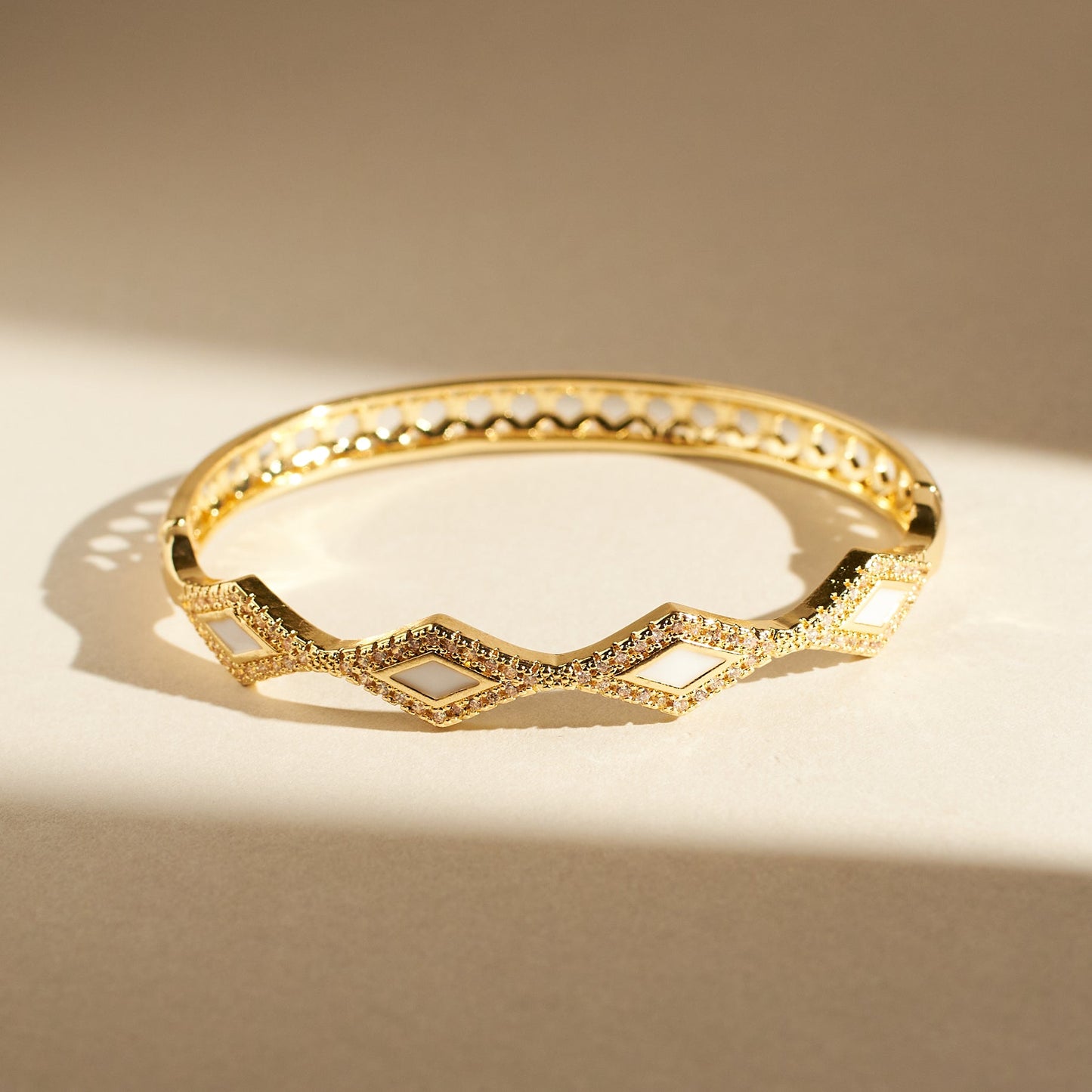 Sheen Diamond Bangle Salty