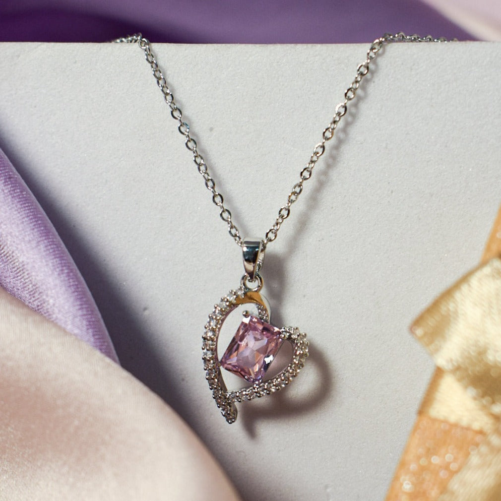 Shimmering Heartbeat Pendant Salty