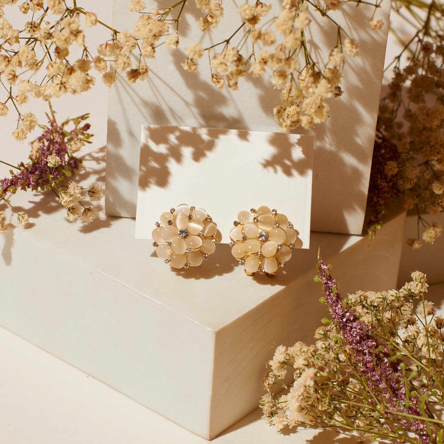 Showstopper Solitaires Studs Salty