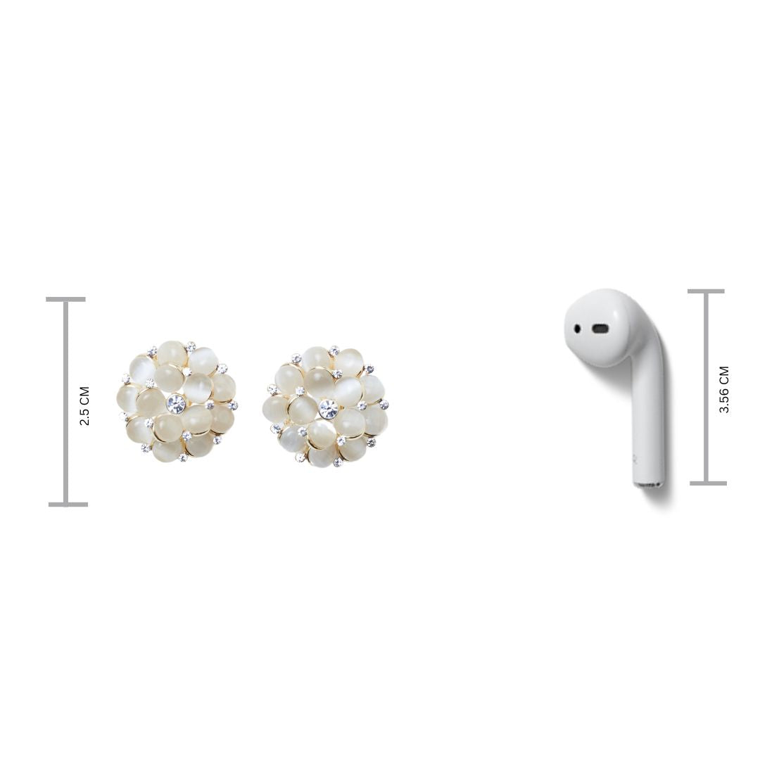 Showstopper Solitaires Studs Salty