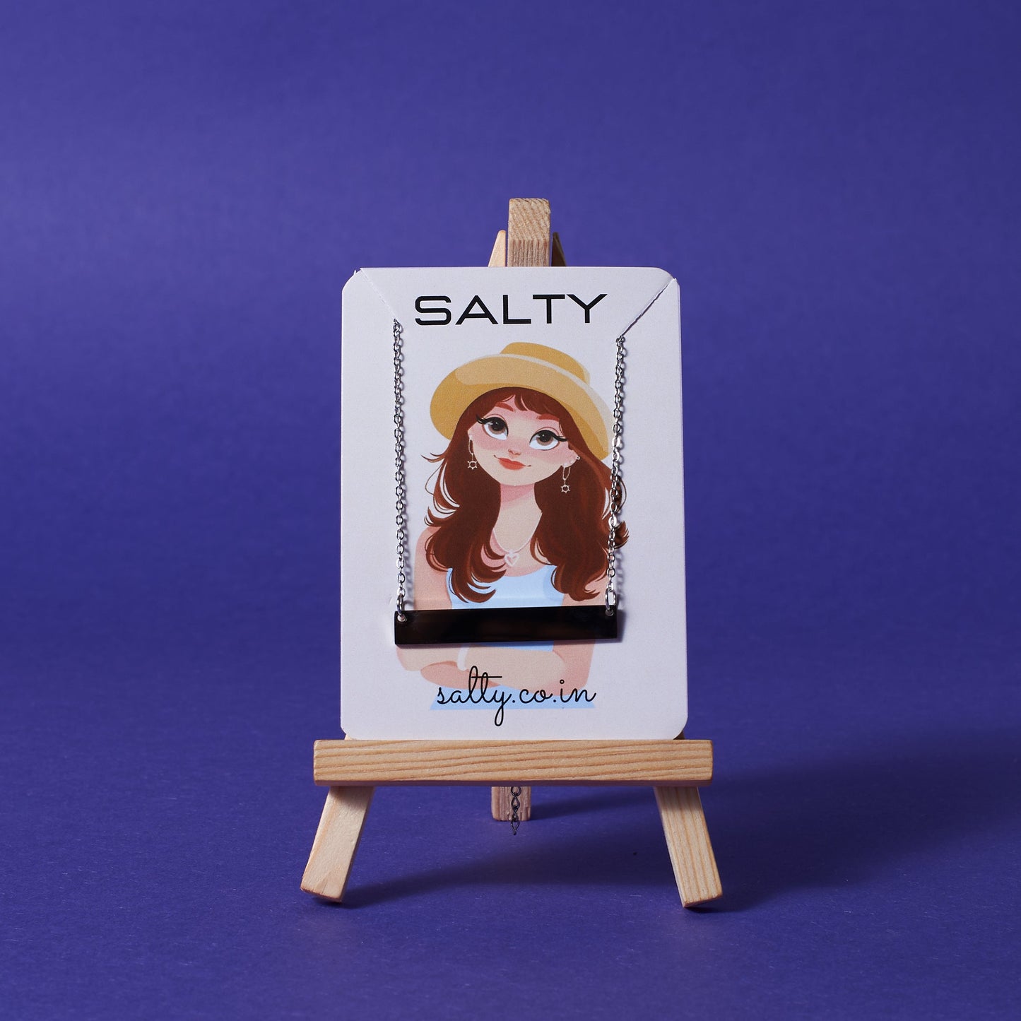 Signature Keepsake Necklace - Silver Salty