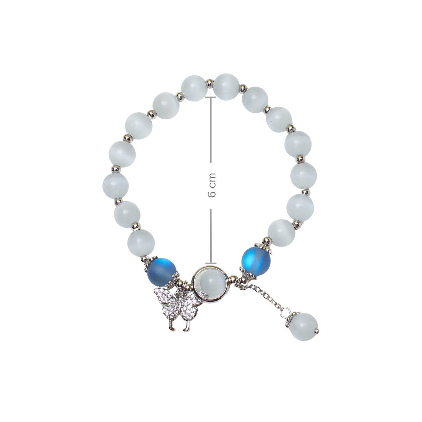 Skies & Butterfly Beaded Band Salty