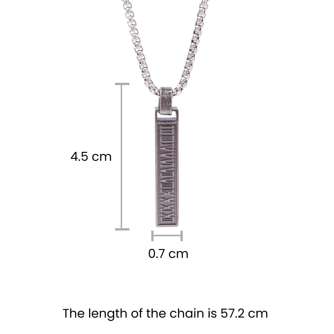 Spartan Black-Silver Chain | Salty