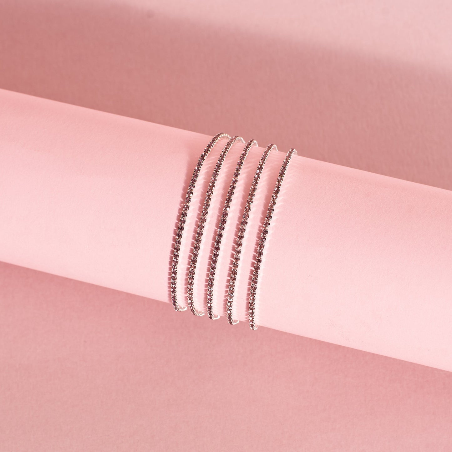 Spring Time Ruby Stretchable Bands (Set of 5) Salty
